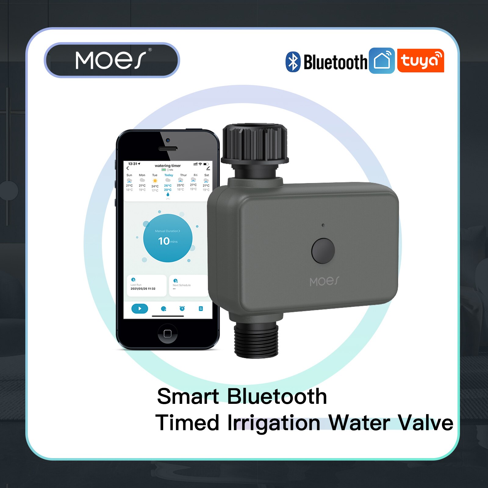 Drip Irrigation Kit - Moes Smart Tuya Bluetooth Water Timer