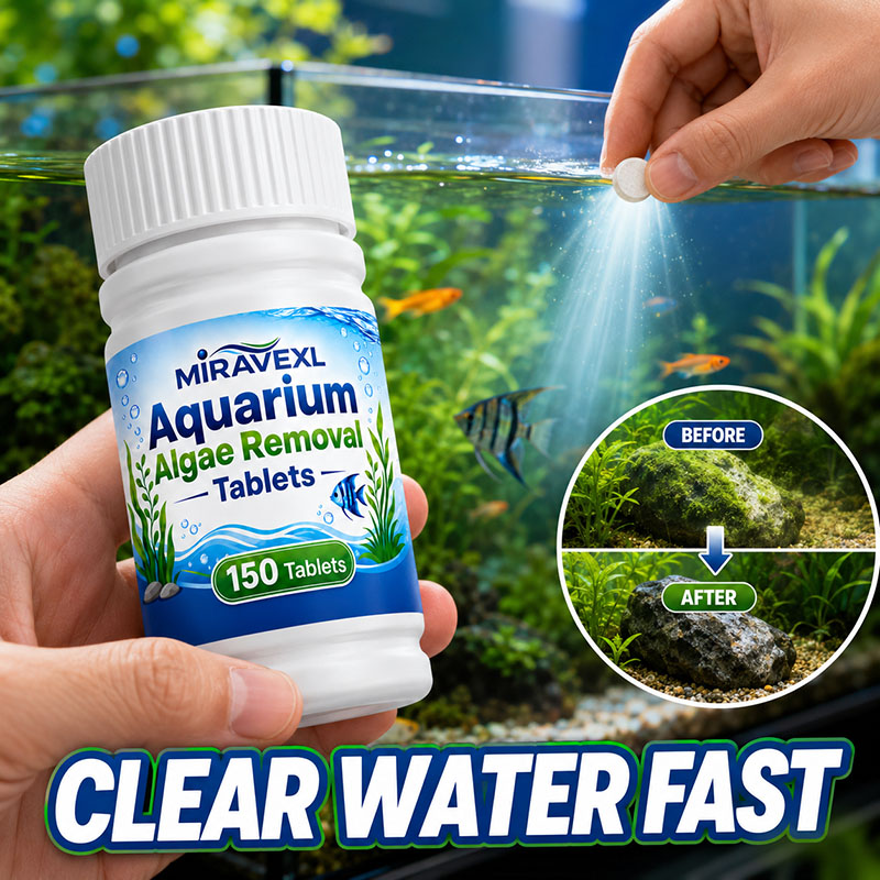 Aquaponics Fish Tank - MIRAVEXL 150 Aquarium Algae Removal Tablets,