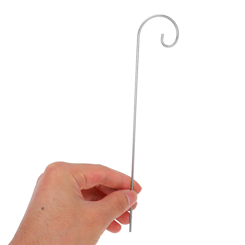 Plant Label Tags - 10Pcs Versatile Metal Shepherd Hook Garden
