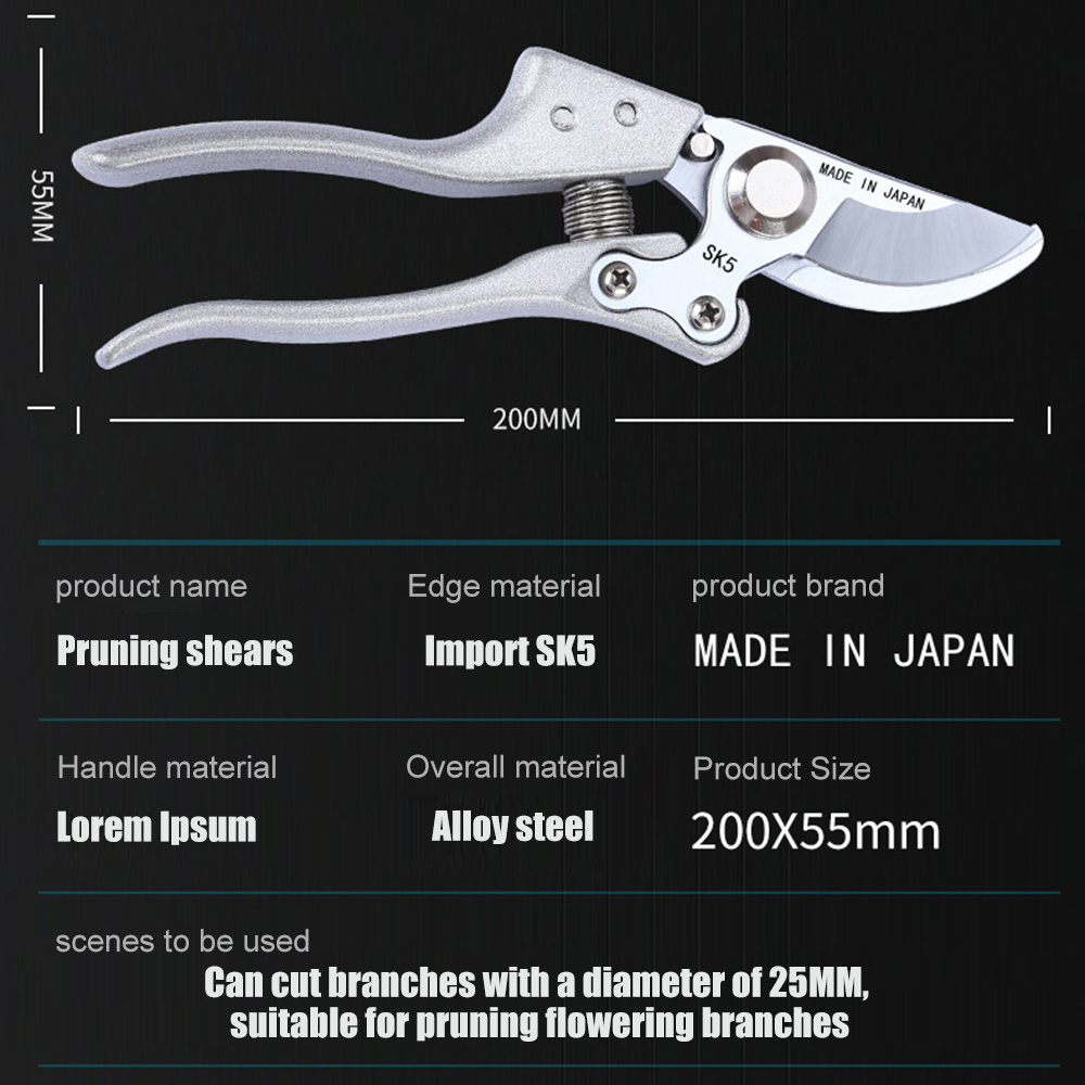 SK5 High Carbon Steel Garden P - Gardening Tools To Cut Branches ulasan dan harga