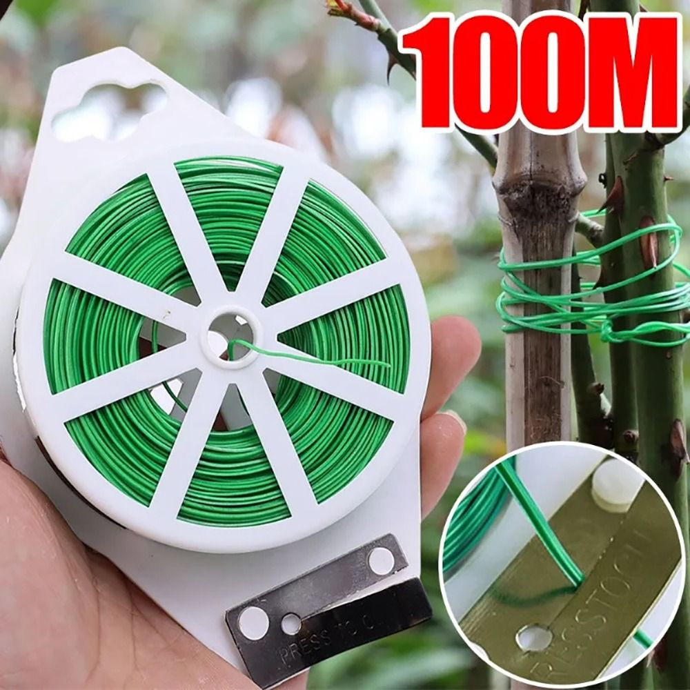 1Pcs Iron Wire Cable Ties Plan - Garden Wire Twist Tie ulasan dan harga
