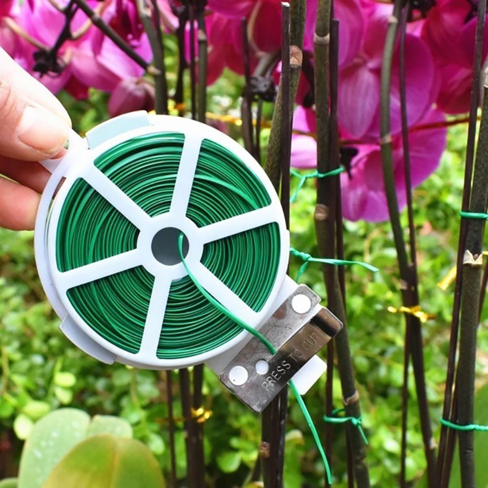 1Pcs Iron Wire Cable Ties Plan - Garden Wire Twist Tie ulasan dan harga