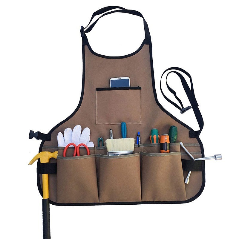 Garden Work Apron with Pockets - Gardening Tools Women ulasan dan harga