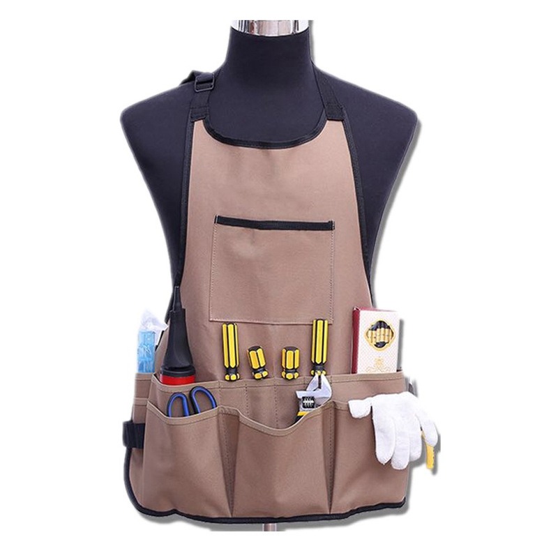 Garden Work Apron with Pockets - Gardening Tools Women ulasan dan harga