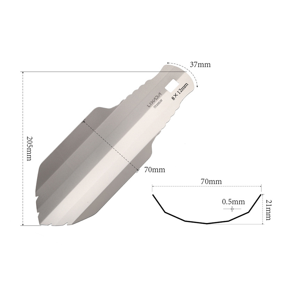 Lixada Titanium Garden Hand Sh - Gardening Tools Trowel ulasan dan harga