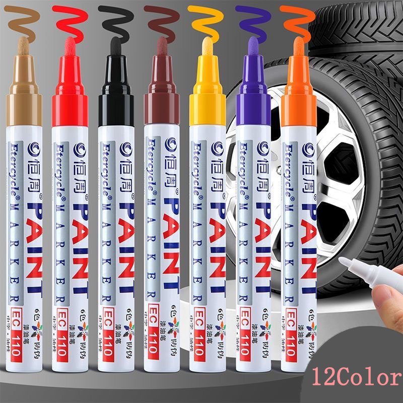 6Pcs Colorful Permanent White  - Garden Row Marker ulasan dan harga