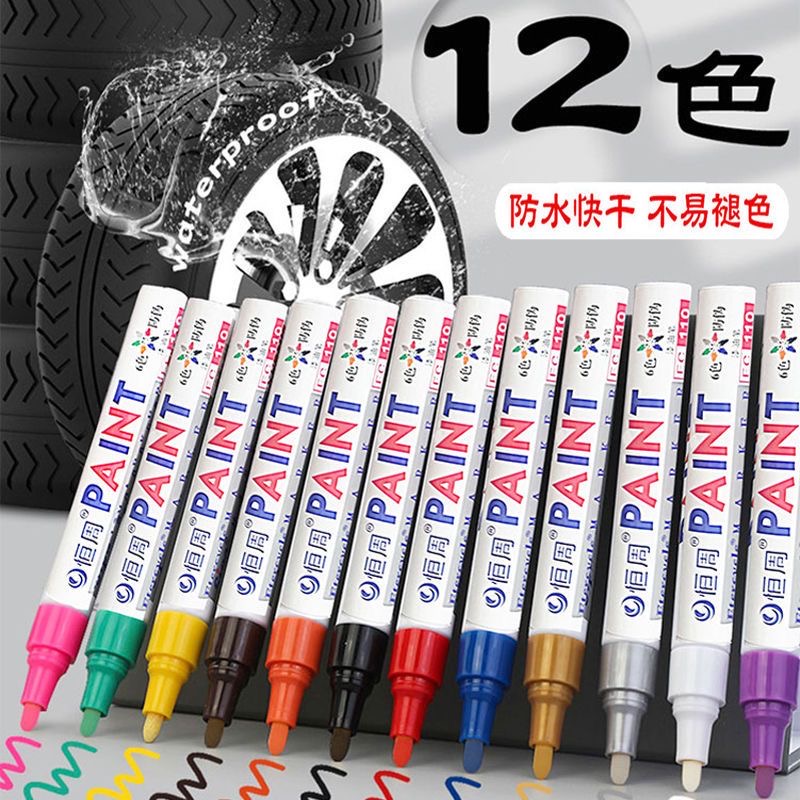 6Pcs Colorful Permanent White  - Garden Row Marker ulasan dan harga