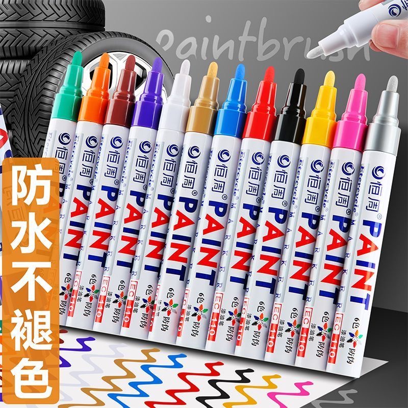 6Pcs Colorful Permanent White  - Garden Row Marker ulasan dan harga