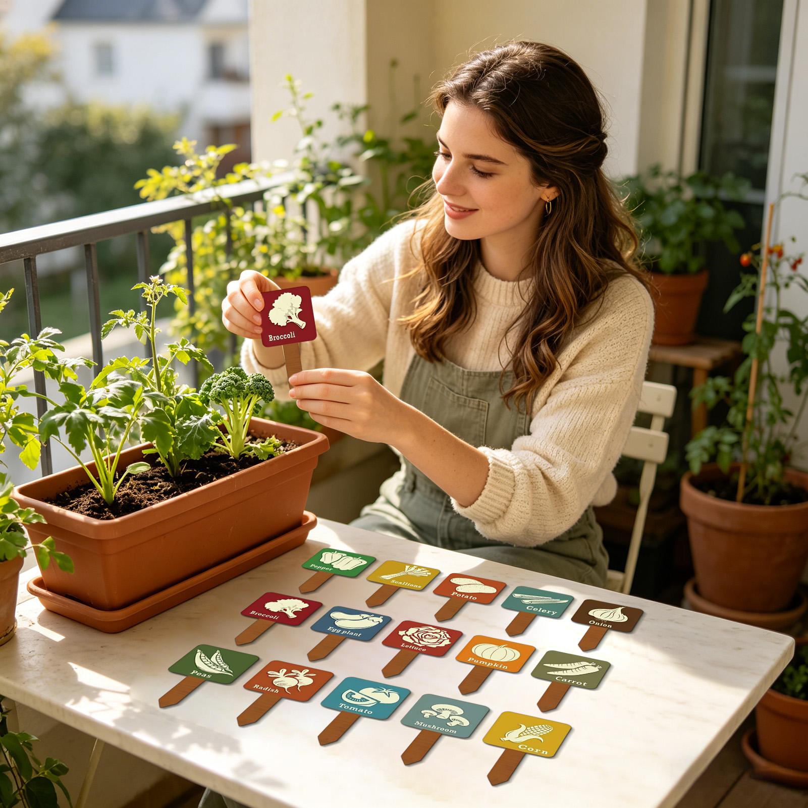 Garden Plant Markers 15 Pieces - Garden Row Marker ulasan dan harga