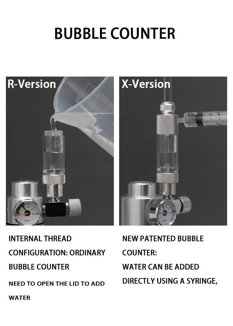 Aquarium CO2 Bubble Meter Wate - Aquaponics Fish Tank ulasan dan harga