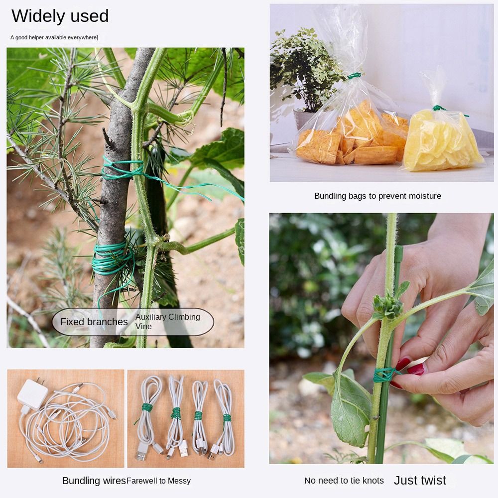 20/50/100m Garden Cable Ties P - Garden Wire Twist Tie ulasan dan harga