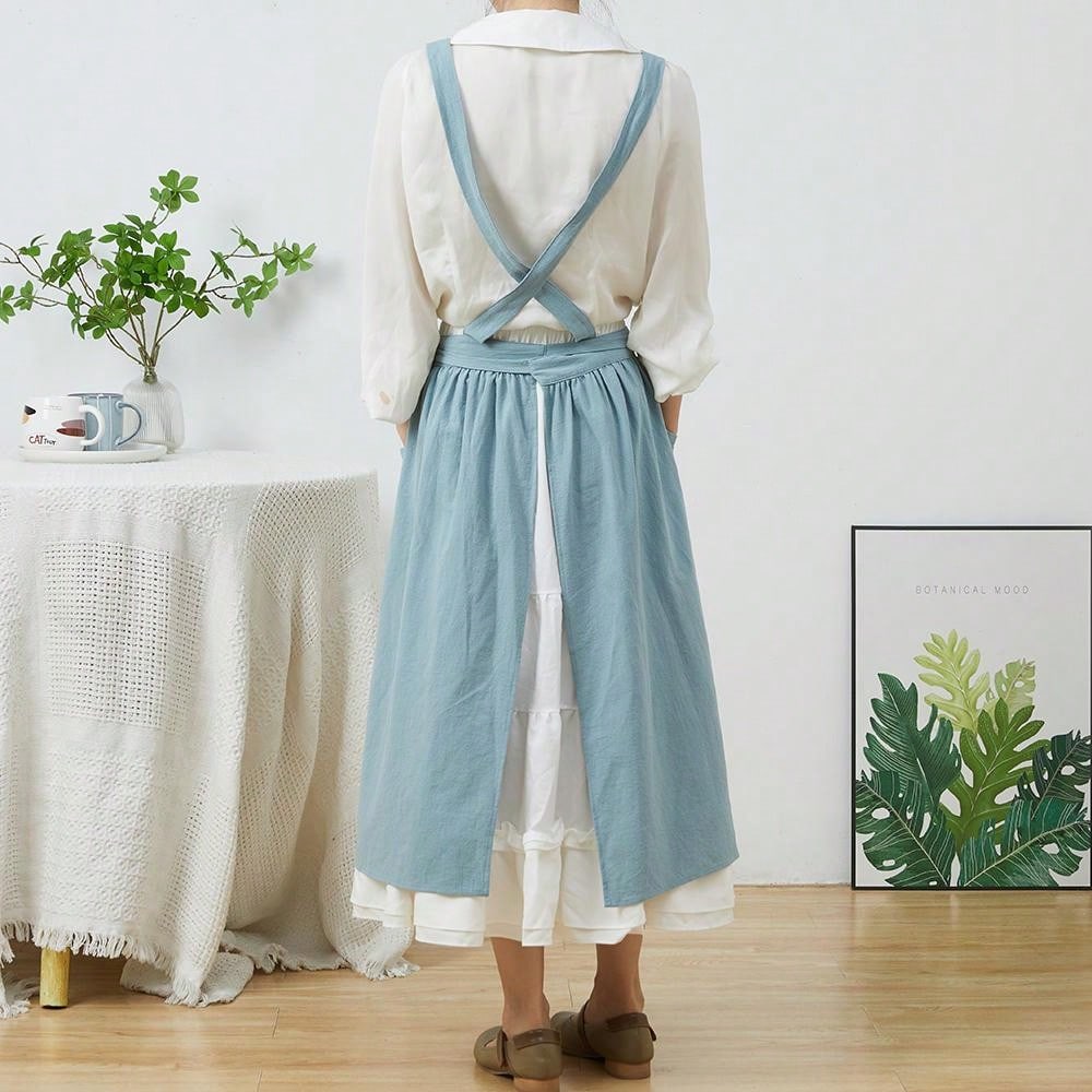 Brief Nordic Wind Pleated Skir - Gardening Tools Women ulasan dan harga