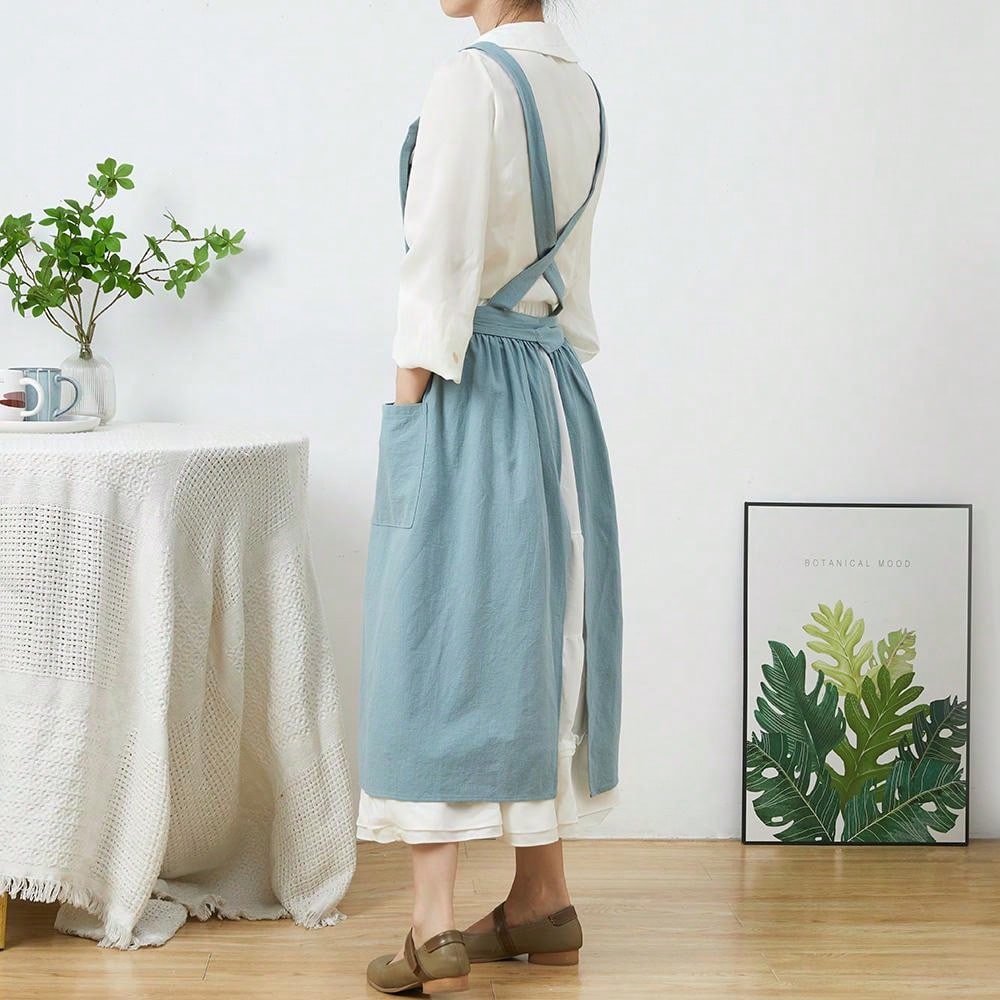 Brief Nordic Wind Pleated Skir - Gardening Tools Women ulasan dan harga