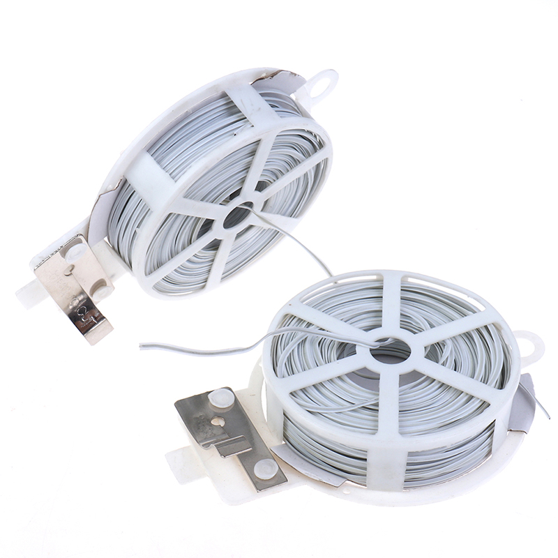 1PCS (50m) White Multi-Functio - Garden Wire Twist Tie ulasan dan harga