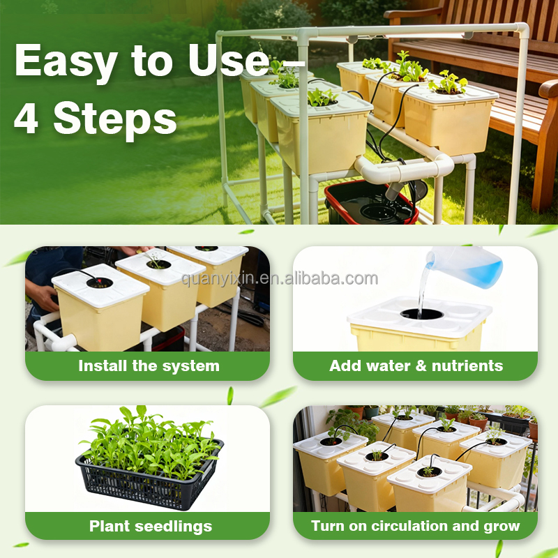 Dutch Bucket Hydroponic System - Drip Irrigation Kit ulasan dan harga