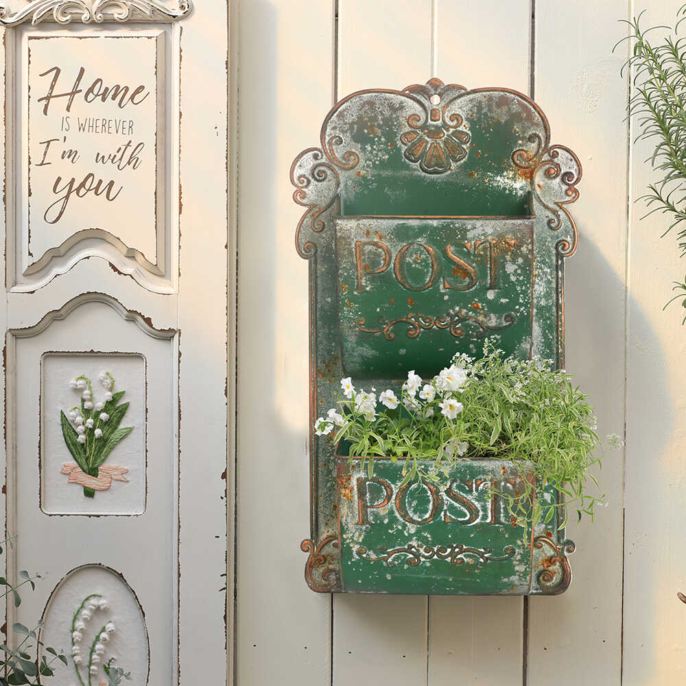 Rustic Iron Art Wall Hanging B - Gardening Tools Vintage ulasan dan harga