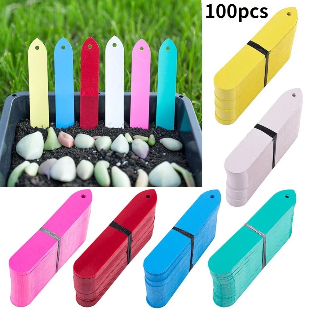 100pcs Plant Pot Markers Garde - Plant Label Tags ulasan dan harga