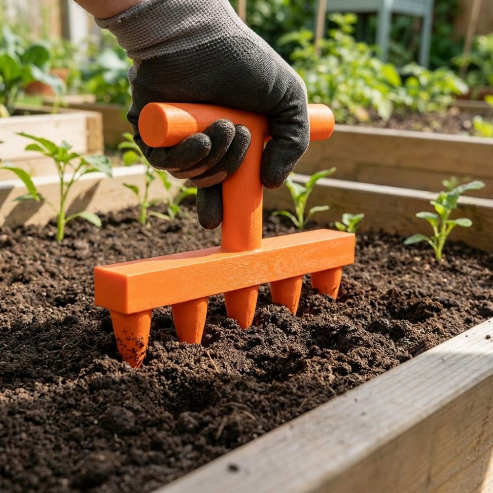 Plastic Soil Hole Drilling Too - Garden Row Marker ulasan dan harga