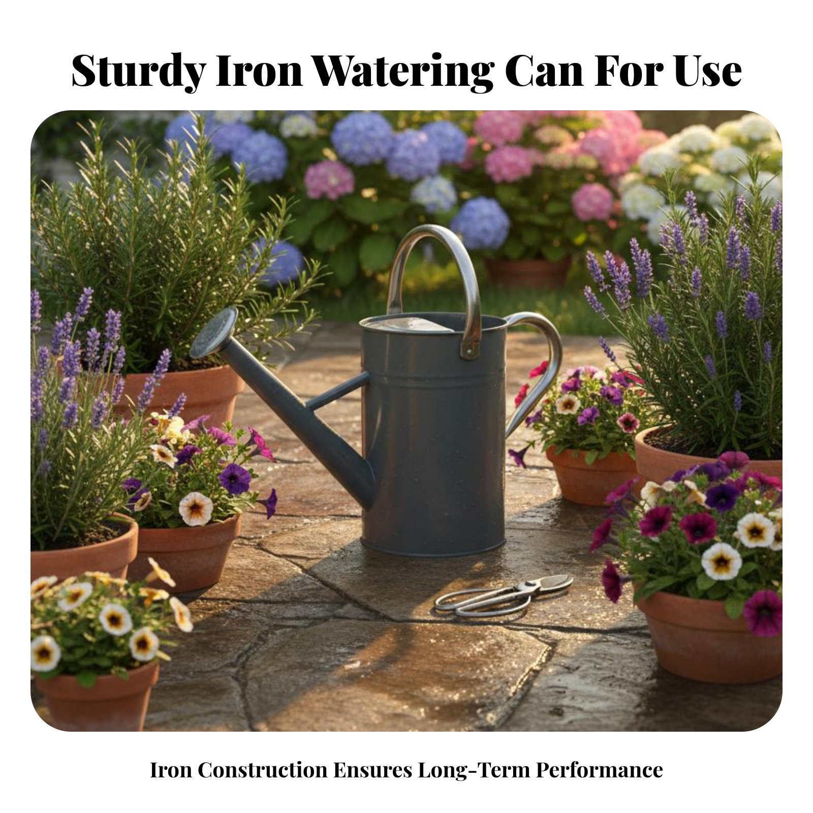 5L Garden Watering Pot Sturdy  - Gardening Tools Vintage ulasan dan harga