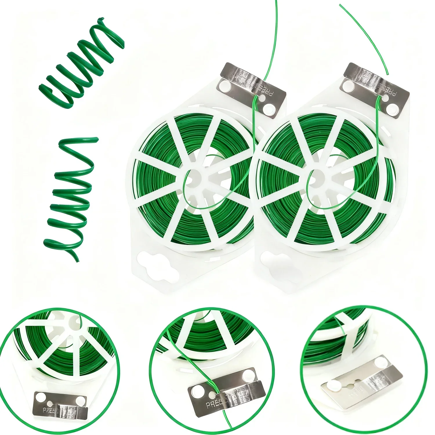 1-3Rolls 100M Green Garden Twi - Garden Wire Twist Tie ulasan dan harga