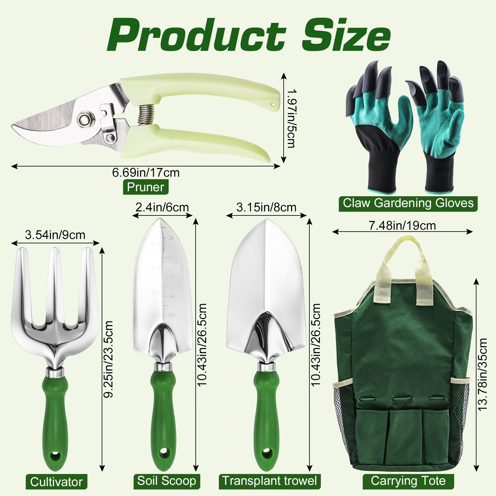 Goture Gardening Tools Set Inc - Gardening Tools Trowel ulasan dan harga