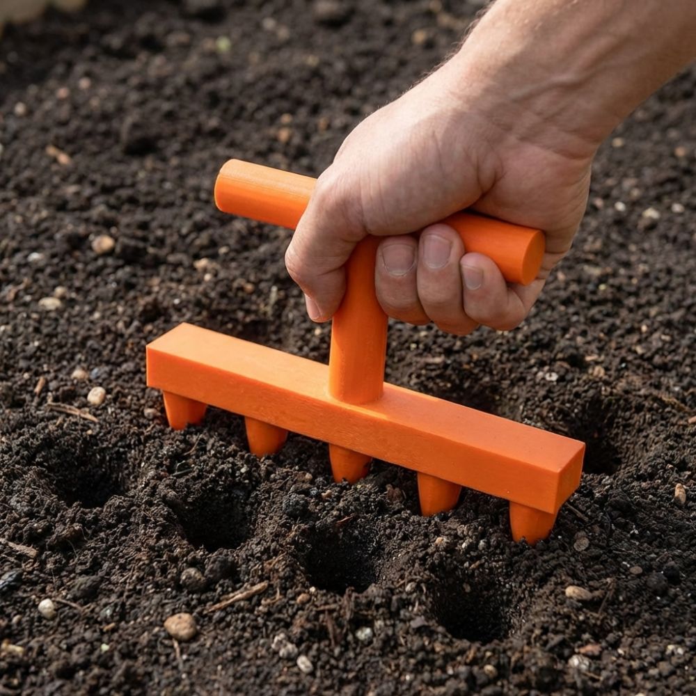 Plastic Soil Hole Drilling Too - Garden Row Marker ulasan dan harga