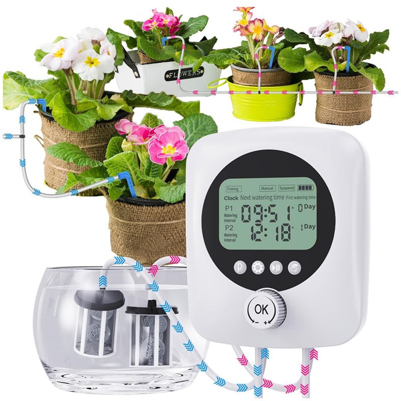 ALIM-For 30 Potted Plants Dual - Automatic Plant Waterer ulasan dan harga