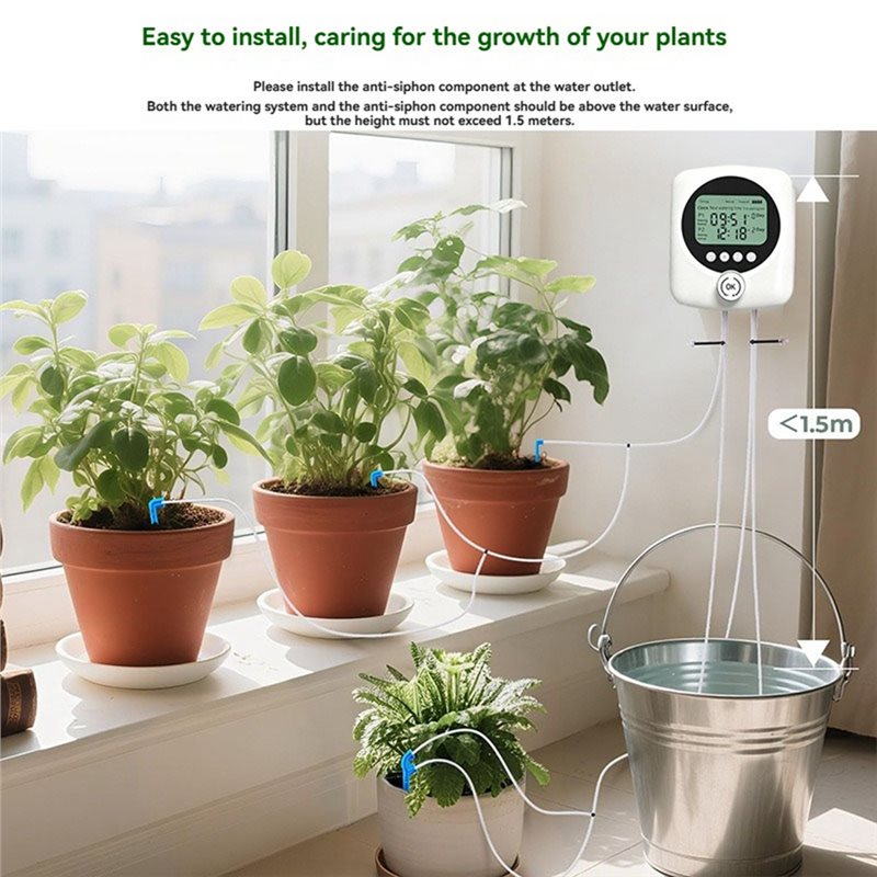 ALIM-For 30 Potted Plants Dual - Automatic Plant Waterer ulasan dan harga