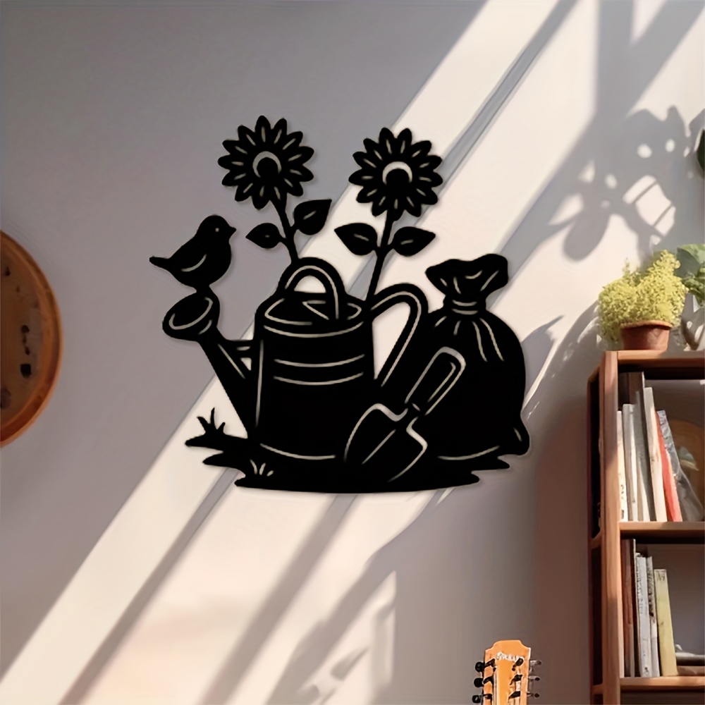 1Pcs Black Lacquered Metal Flo - Gardening Tools Vintage ulasan dan harga