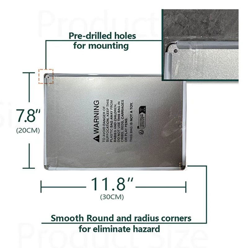 2D Printed Aluminum Sign - Vin - Gardening Tools Vintage ulasan dan harga