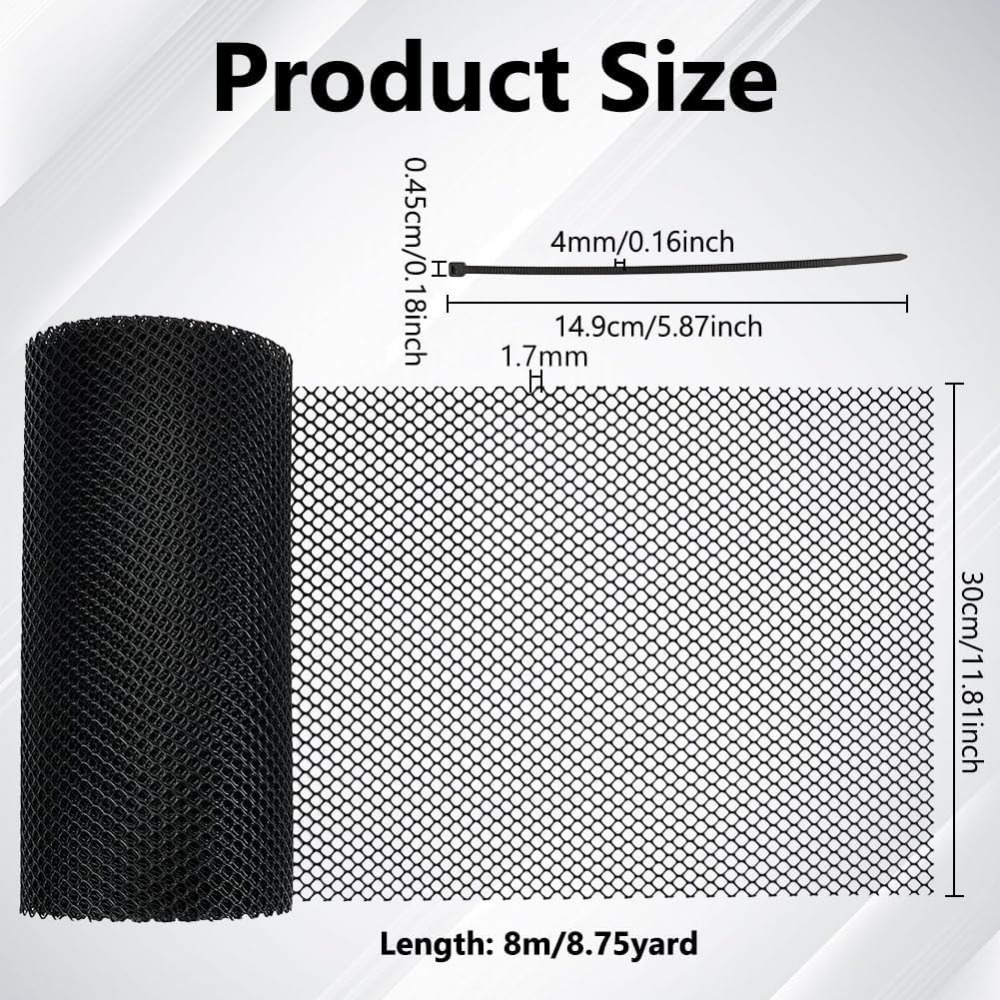 Plastic Wire Mesh Fence 26.2Ft - Garden Wire Twist Tie ulasan dan harga