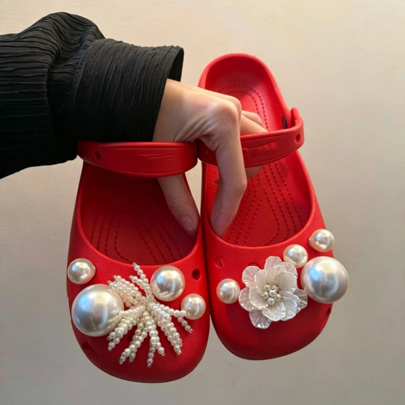 Elegant Ladies Pearls Flower C - Gardening Tools Women ulasan dan harga