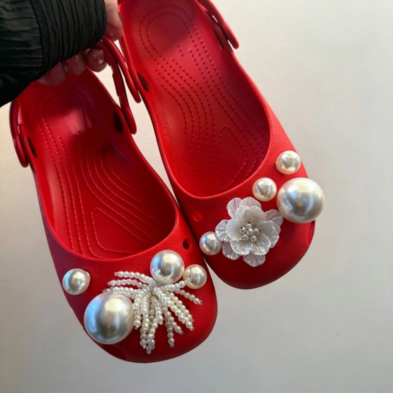 Elegant Ladies Pearls Flower C - Gardening Tools Women ulasan dan harga