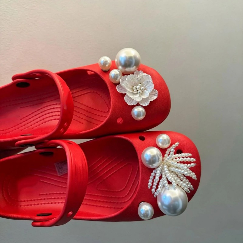 Elegant Ladies Pearls Flower C - Gardening Tools Women ulasan dan harga