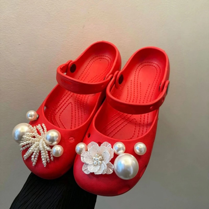 Elegant Ladies Pearls Flower C - Gardening Tools Women ulasan dan harga