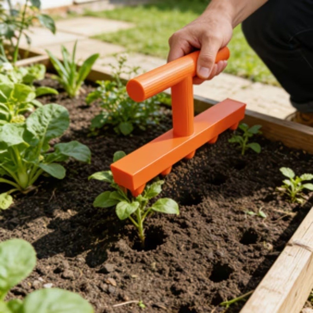 Plastic Soil Hole Drilling Too - Garden Row Marker ulasan dan harga