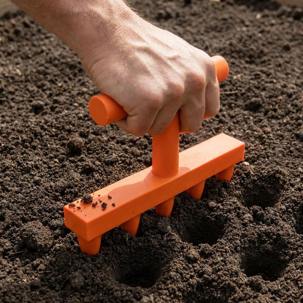 Plastic Soil Hole Drilling Too - Garden Row Marker ulasan dan harga