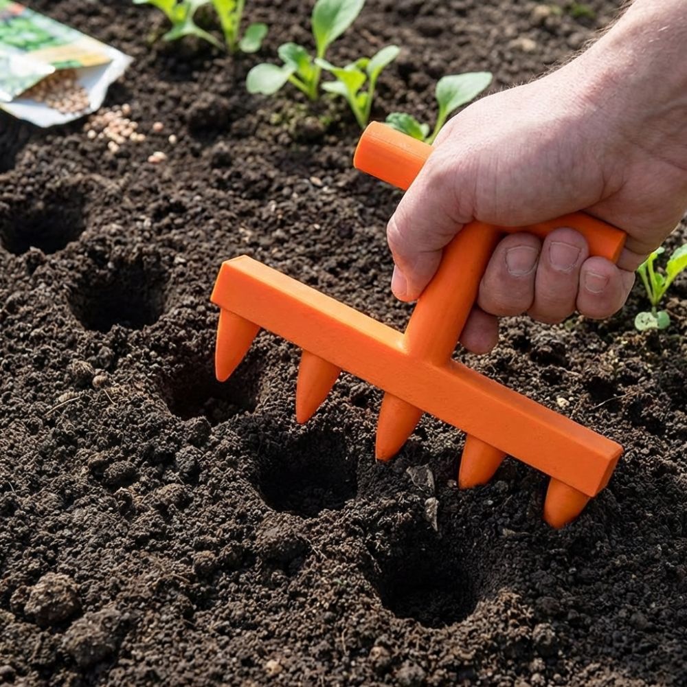 Plastic Soil Hole Drilling Too - Garden Row Marker ulasan dan harga