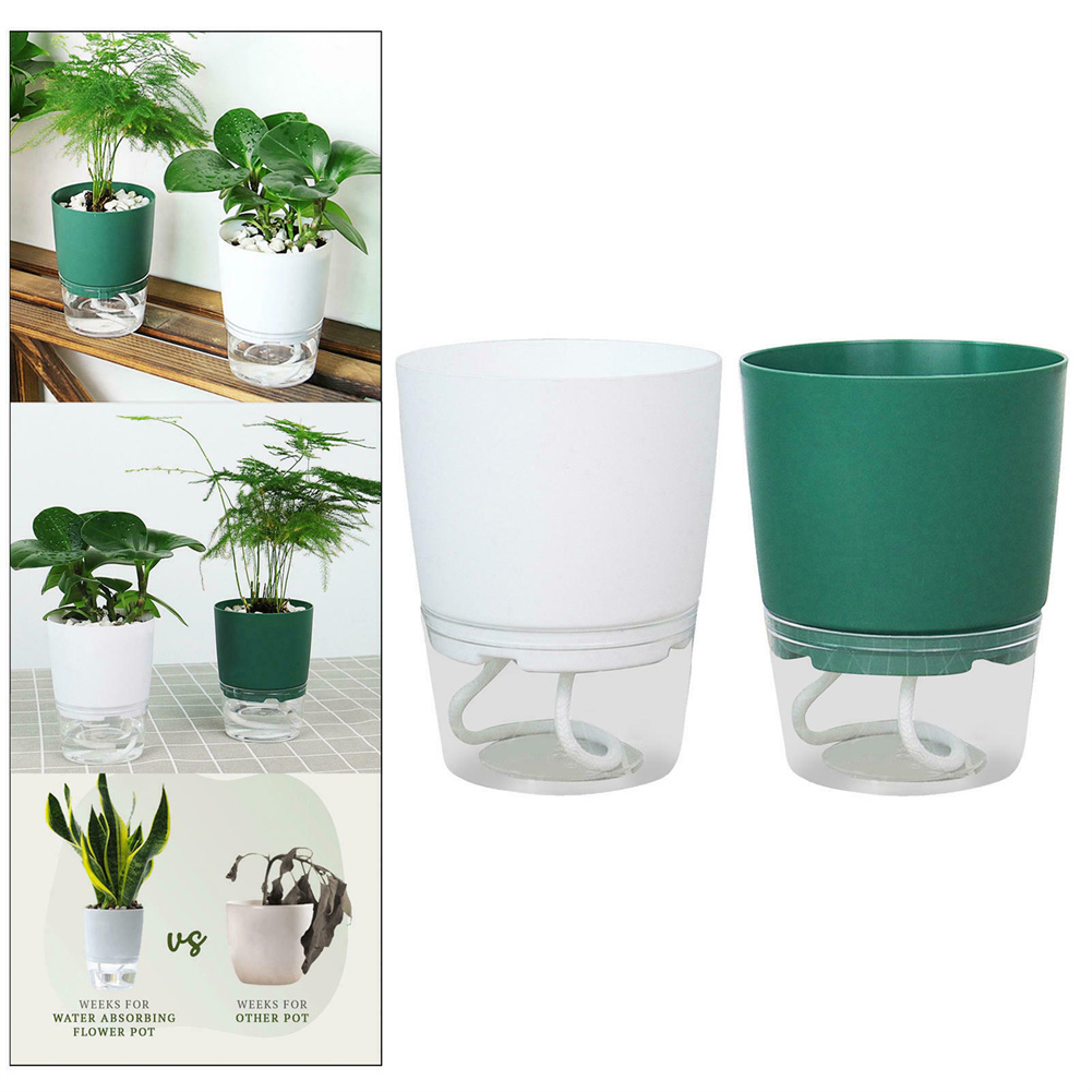 Lazy Hydroponic Flower Pot Aut - Automatic Plant Waterer ulasan dan harga