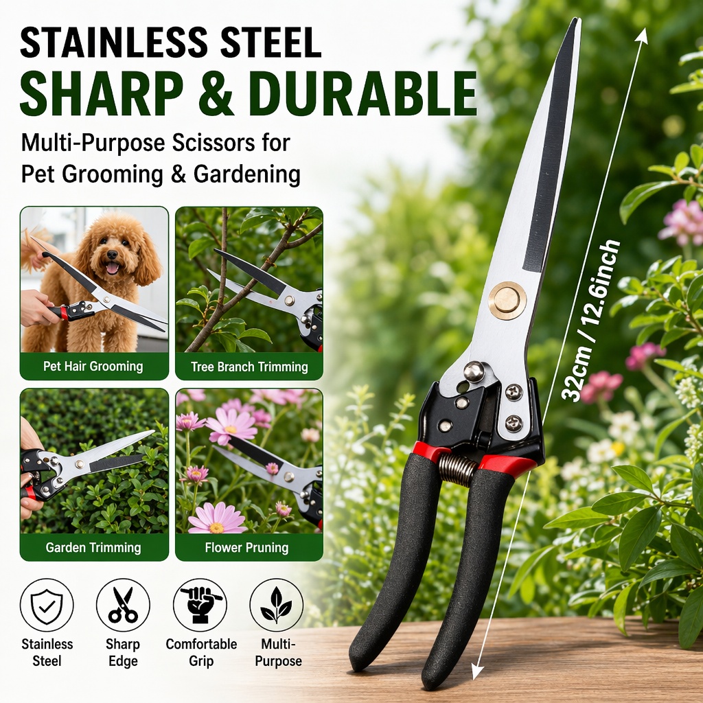 Scissors Heavy Duty Scissors S - Gardening Tools To Cut Branches ulasan dan harga