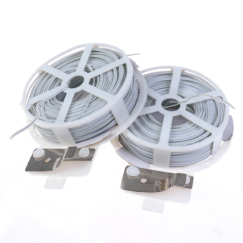 1Pc (50m) White Multi-Function - Garden Wire Twist Tie ulasan dan harga