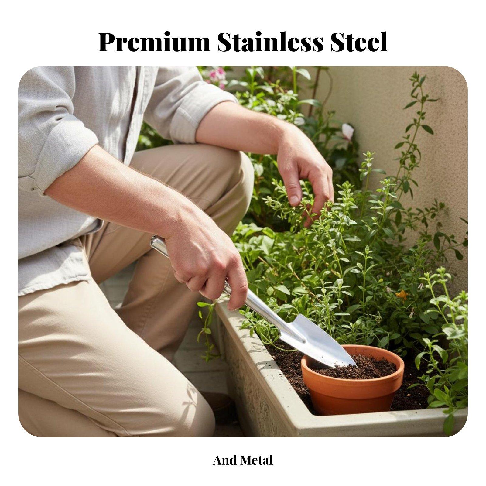 Mini Trowel Stainless Steel Ga - Gardening Tools Trowel ulasan dan harga