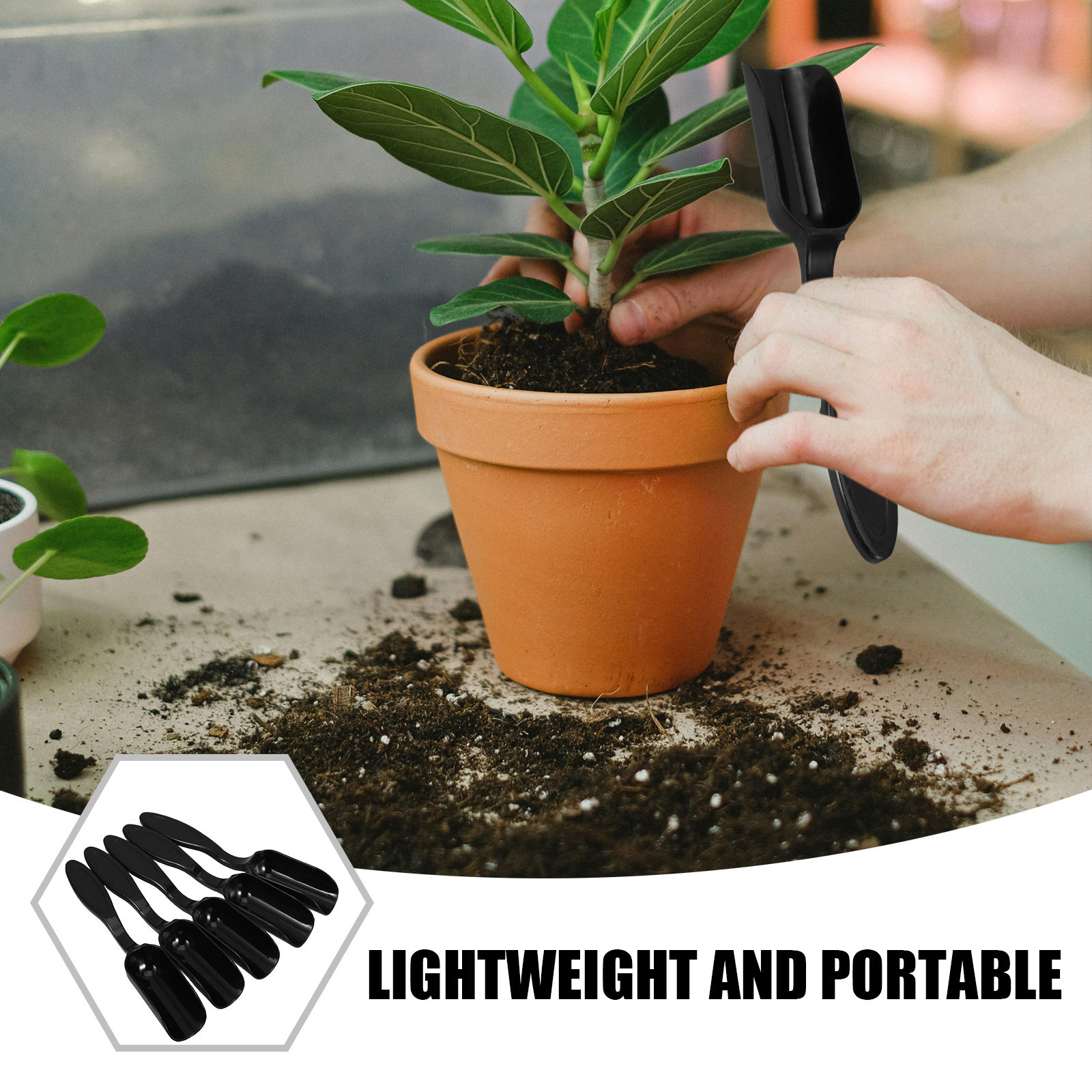 20Pcs Mini Plastic Shovel Ergo - Gardening Tools Trowel ulasan dan harga