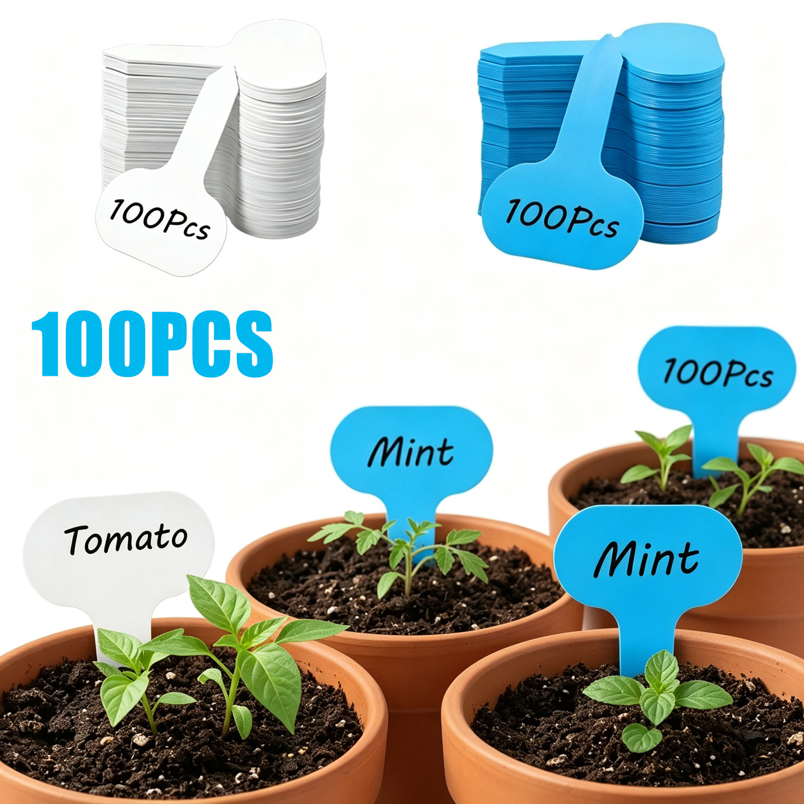 100PCS lant Labels Garden Mark - Plant Label Tags ulasan dan harga
