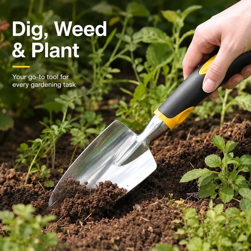 Heavy‑Duty Stainless Steel Han - Gardening Tools Trowel ulasan dan harga