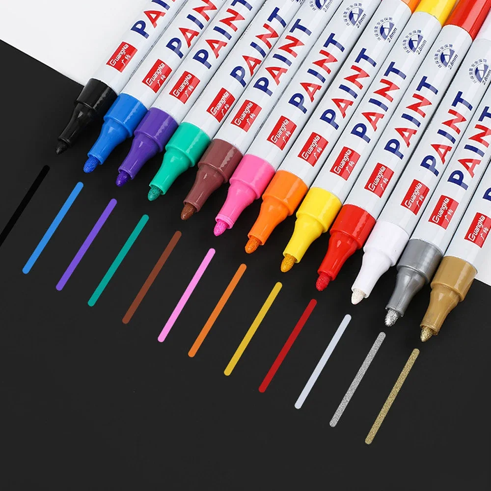 1-12Pcs White Permanent Paint  - Garden Row Marker ulasan dan harga