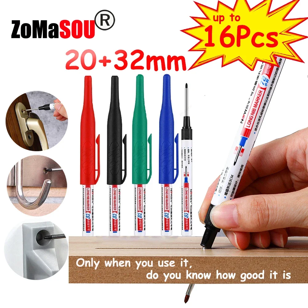 1-16Pcs 20+32mm Deep Hole Mark - Garden Row Marker ulasan dan harga