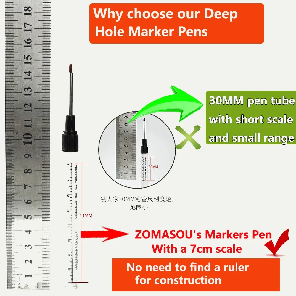 1-16Pcs 20+32mm Deep Hole Mark - Garden Row Marker ulasan dan harga