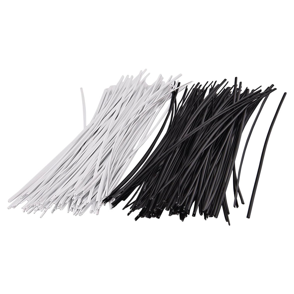 100Pcs Black White Gardening C - Garden Wire Twist Tie ulasan dan harga