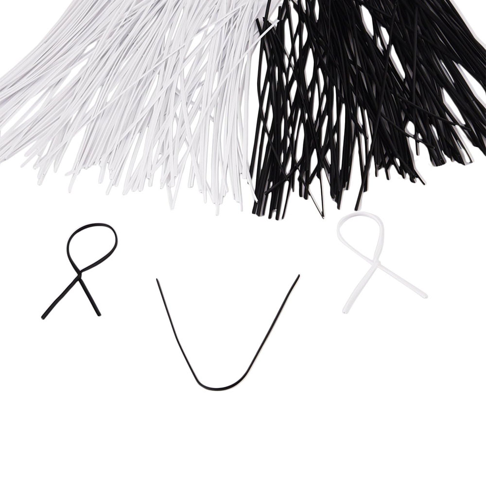 100Pcs Black White Gardening C - Garden Wire Twist Tie ulasan dan harga